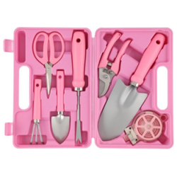 Puutarhatyokalusarja Pink 7-os.